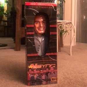 JUSTIN TIMBERLAKE 2001 COLLECTIBLE BOBBLE HEAD FROM BEST BUY!!!!